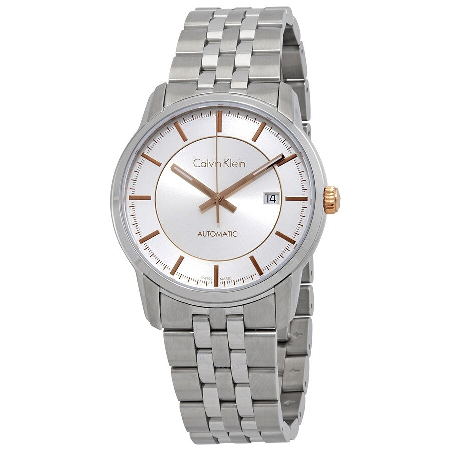 Calvin Klein Infinity Silver Dial Silver Steel Strap Watch for Men - K5S34B46 Buy Now By Calvin Klein