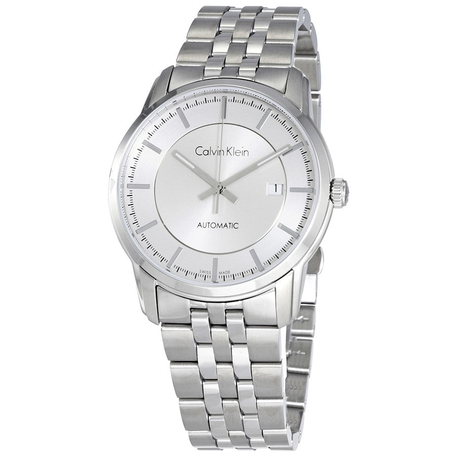 Calvin Klein Infinity Automatic Silver Dial Silver Steel Strap Watch for Men - K5S34146 Buy Now By Calvin Klein
