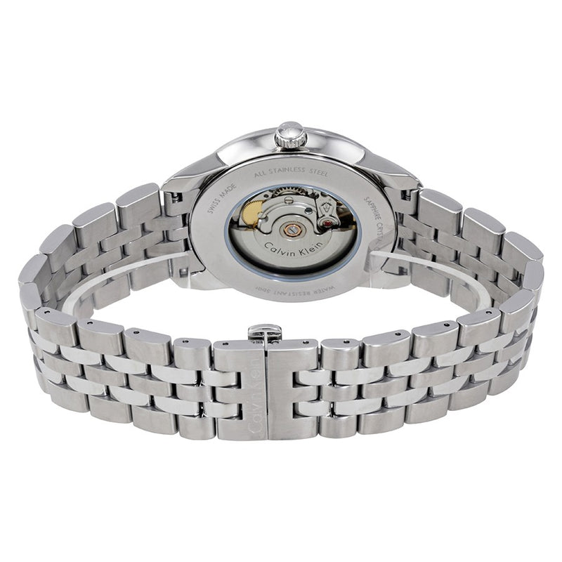 Calvin Klein Infinity Automatic Silver Dial Silver Steel Strap Watch for Men - K5S34146 Buy Now By Calvin Klein