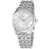 Calvin Klein Infinity Automatic Silver Dial Silver Steel Strap Watch for Men - K5S34146 Buy Now By Calvin Klein