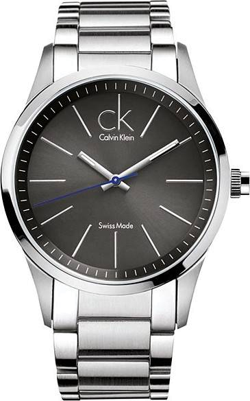 Calvin Klein Bold Grey Dial Silver Steel Strap Watch for Men - K2241107 Buy Now By Calvin Klein