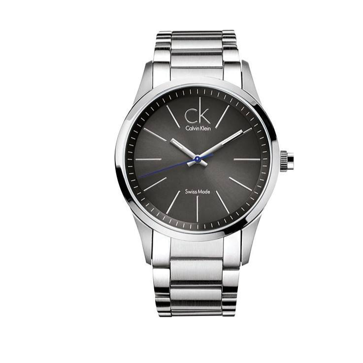 Calvin Klein Bold Grey Dial Silver Steel Strap Watch for Men - K2241107 Buy Now By Calvin Klein