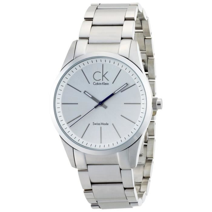 Calvin Klein Bold White Dial Silver Steel Strap Watch for Men - K2241120 Buy Now By Calvin Klein
