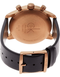 Calvin Klein City Chronograph Black Dial Black Leather Strap Watch for Men - K2G17TC1 Buy Now By Calvin Klein