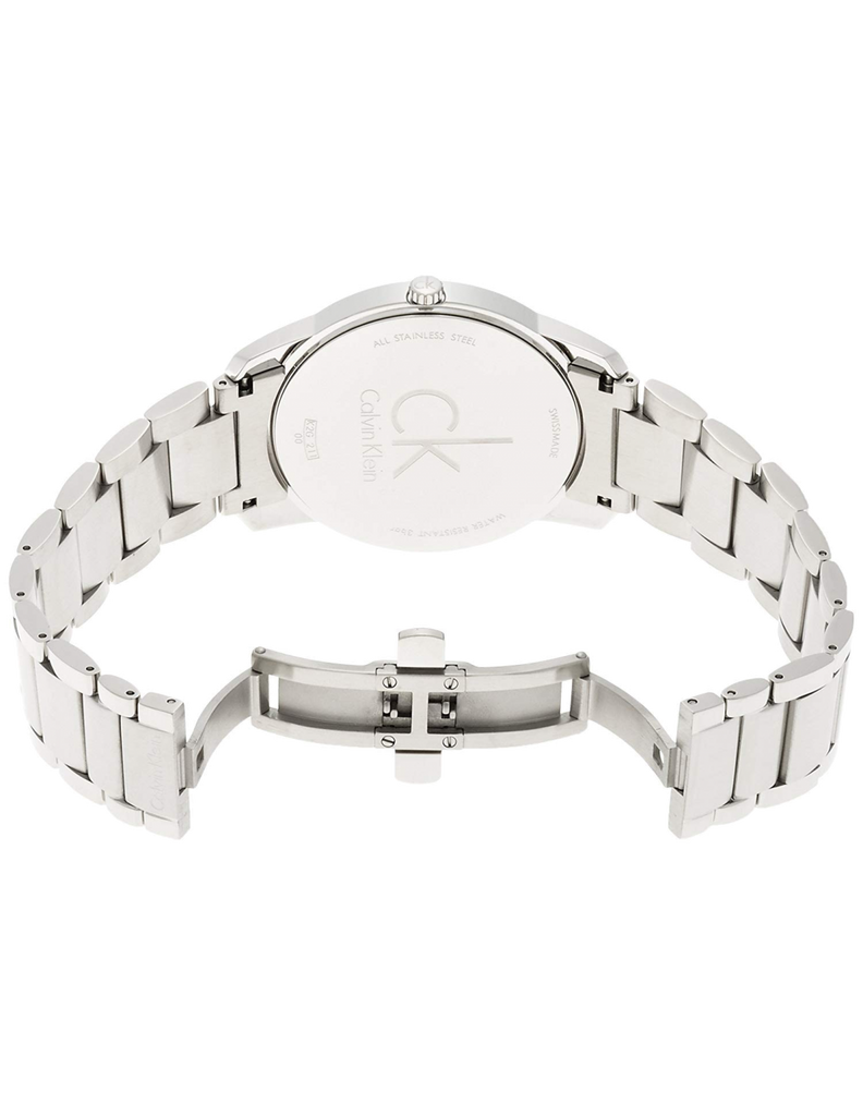 Calvin Klein City Black Dial Silver Steel Strap Watch for Men - K2G21161 Buy Now By Calvin Klein