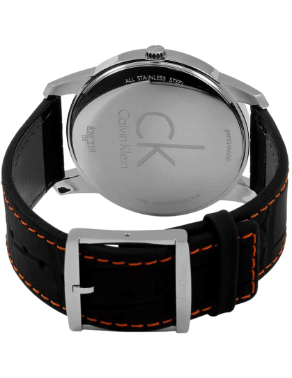 Calvin Klein City Black Dial Black Leather Strap Watch for Men - K2G211C1 Buy Now By Calvin Klein