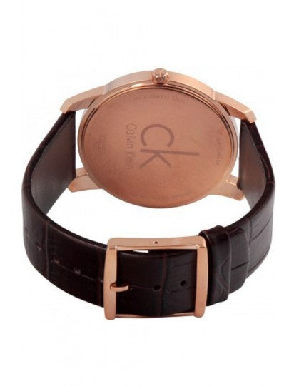 Calvin Klein City White Dial Brown Leather Strap Watch for Men - K2G21629 Buy Now By Calvin Klein