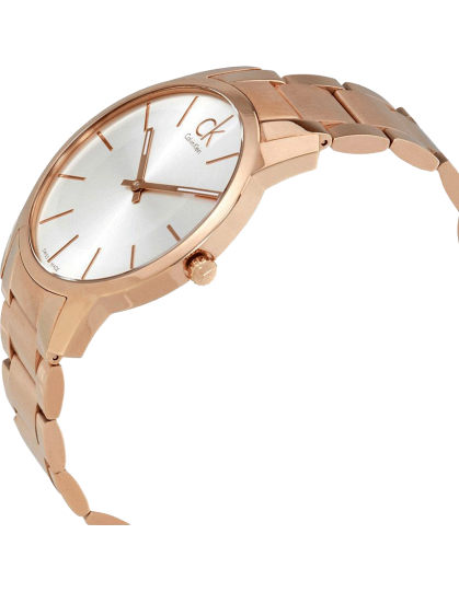 Calvin Klein City White Dial Rose Gold Steel Strap Watch for Men - K2G21646 Buy Now By Calvin Klein