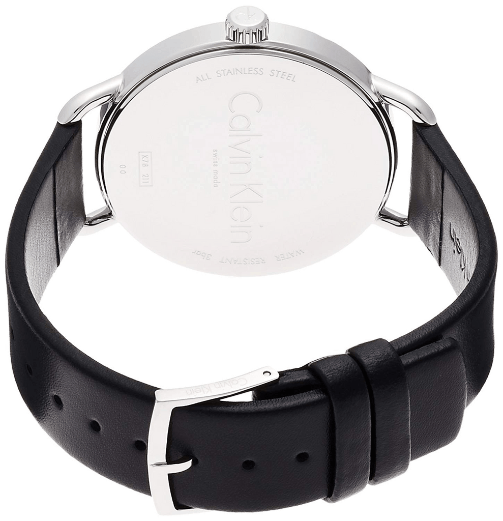 Calvin Klein City Black Dial Black Leather Strap Watch For Women - K2G23107 Buy Now By Calvin Klein