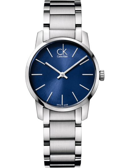 Calvin Klein City Blue Dial Silver Steel Strap Watch for Women - K2G2314N Buy Now By Calvin Klein