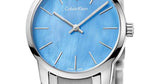 Calvin Klein City Mother of Pearl Blue Dial Silver Steel Strap Watch for Women - K2G2314X Buy Now By Calvin Klein