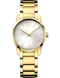 Calvin Klein City White Dial Gold Steel Strap Watch for Women - K2G23546 Buy Now By Calvin Klein