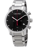 Calvin Klein City Chronograph Black Dial Silver Steel Strap Watch for Men - K2G27141 Buy Now By Calvin Klein
