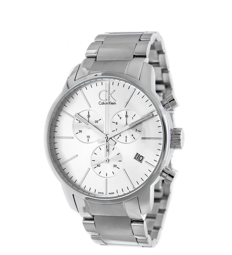 Calvin Klein City White Dial Silver Steel Strap Watch for Men - K2G27146 Buy Now By Calvin Klein