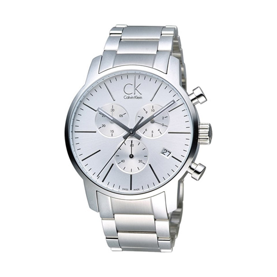 Calvin Klein City White Dial Silver Steel Strap Watch for Men - K2G27146 Buy Now By Calvin Klein