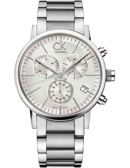 Calvin Klein City White Dial Silver Steel Strap Watch for Men - K2G27146 Buy Now By Calvin Klein