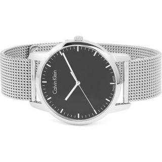 Calvin Klein City Chronograph Black Dial Silver Mesh Bracelet Watch for Men - K2G2G121 Buy Now By Calvin Klein