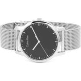 Calvin Klein City Chronograph Black Dial Silver Mesh Bracelet Watch for Men - K2G2G121 Buy Now By Calvin Klein