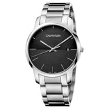 Calvin Klein City Black Dial Silver Steel Strap Watch for Men - K2G2G14C Buy Now By Calvin Klein