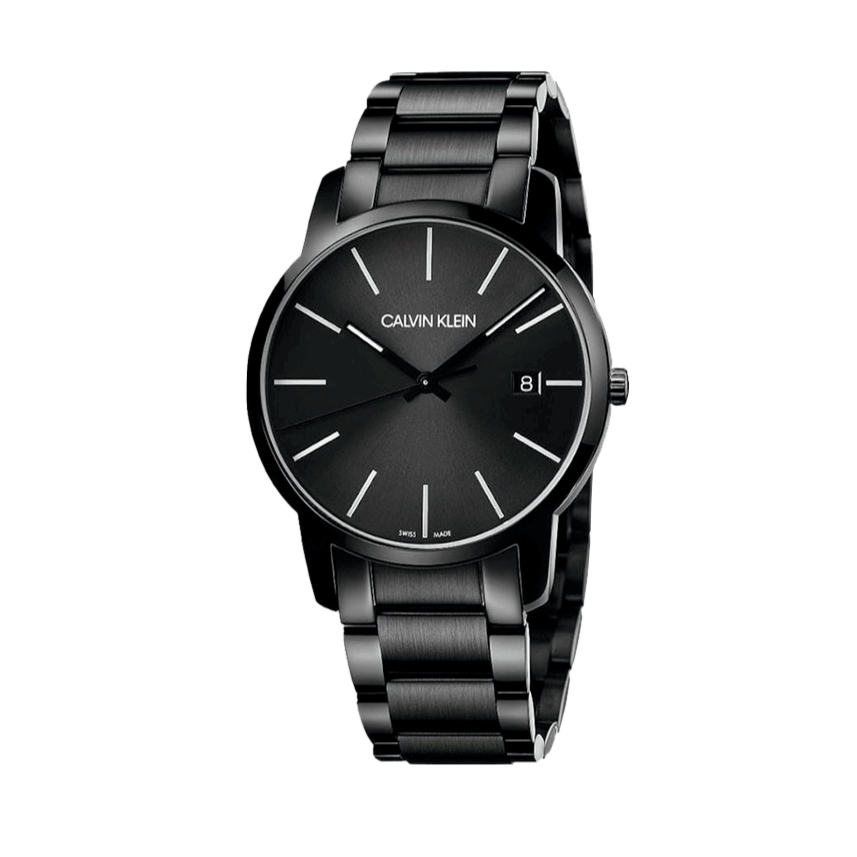 Calvin Klein City Quartz Black Dial Black Steel Strap Watch for Men - K2G2G4B1 Buy Now By Calvin Klein