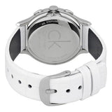 Calvin Klein Skirt White Dial White Leather Strap Watch for Women - K2U291L6 Buy Now By Calvin Klein