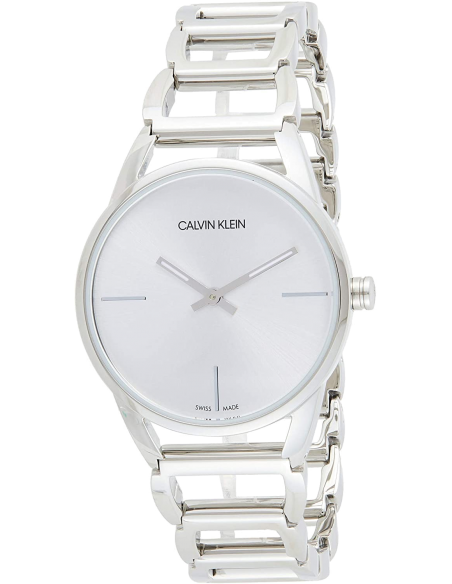 Calvin Klein Stately White Dial Silver Steel Strap Watch for Women - K3G23126 Buy Now By Calvin Klein