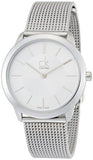 Calvin Klein Minimal White Dial Silver Mesh Bracelet Watch for Men - K3M22126 Buy Now By Calvin Klein