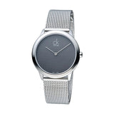 Calvin Klein Minimalist Black Dial Silver Mesh Bracelet Watch for Men - K3M2112X Buy Now By Calvin Klein