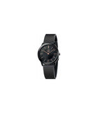 Calvin Klein Minimal Black Dial Black Mesh Bracelet Watch for Men - K3M214B1 Buy Now By Calvin Klein