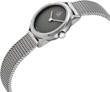 Calvin Klein Minimal Grey Dial Silver Mesh Bracelet Watch for Women - K3M2312X Buy Now By Calvin Klein