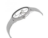 Calvin Klein Minimal White Dial Silver Mesh Bracelet Watch for Women - K3M52152 Buy Now By Calvin Klein