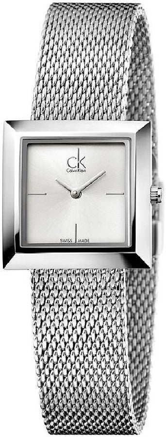 Calvin Klein Mark Silver Dial Silver Mesh Bracelet Watch for Women - K3R23126 Buy Now By Calvin Klein