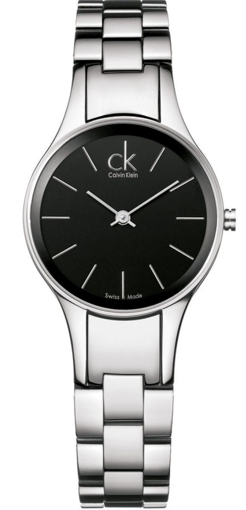 Calvin Klein Simplicity Black Dial Silver Steel Strap Watch for Women - K4323130 Buy Now By Calvin Klein