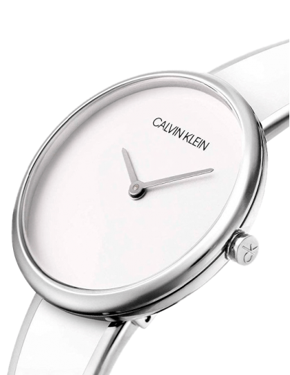Calvin Klein Seduce White Dial Two Tone Steel Strap Watch for Women - K4E2N116 Buy Now By Calvin Klein