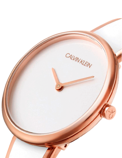 Calvin Klein Seduce White Dial Two Tone Steel Strap Watch for Women - K4E2N616 Buy Now By Calvin Klein