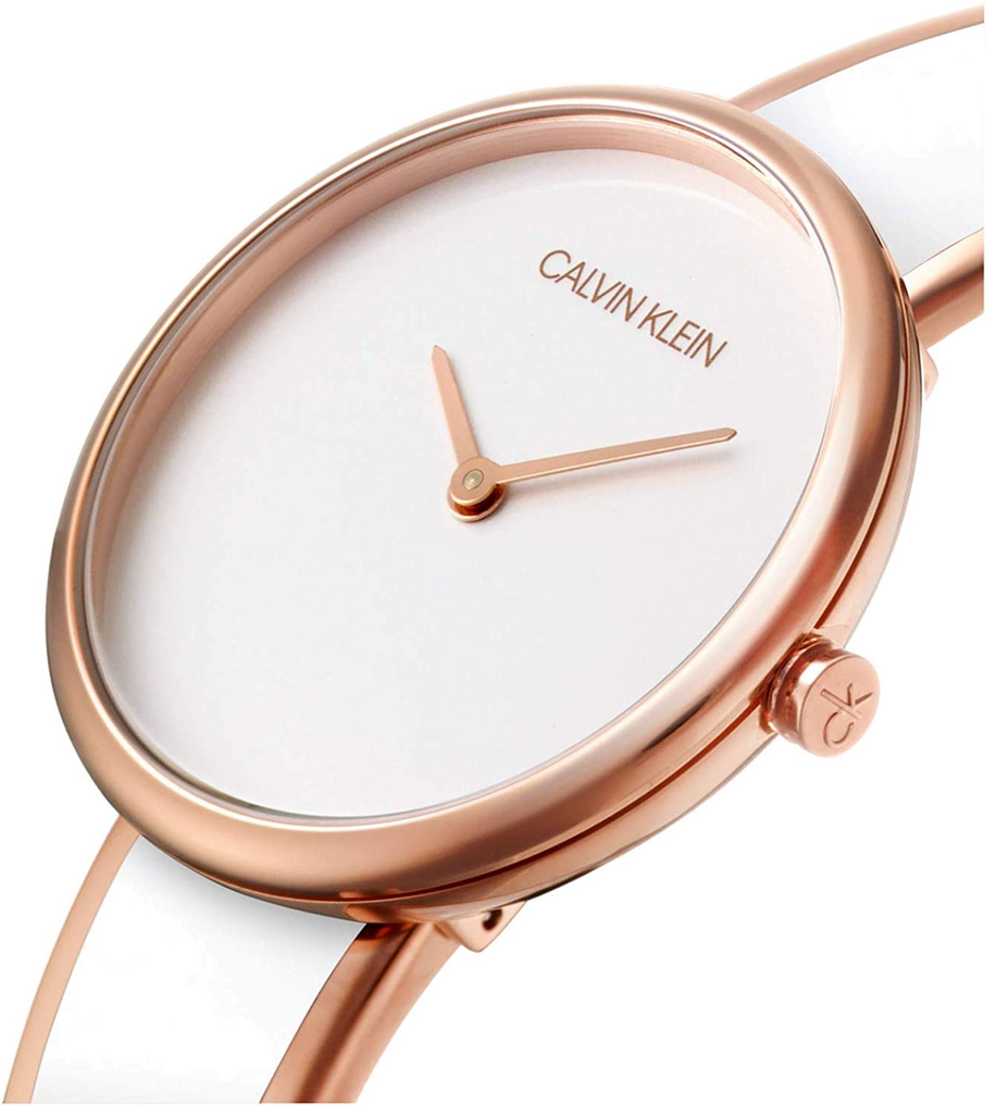 Calvin Klein Seduce White Dial Two Tone Steel Strap Watch for Women - K4E2N616 Buy Now By Calvin Klein