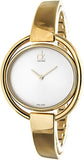 Calvin Klein Impetuous White Dial Gold Steel Strap Watch for Women - K4F2N516 Buy Now By Calvin Klein