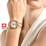 Calvin Klein Class White Dial Rose Gold Steel Strap Watch for Women - K6R23626 Buy Now By Calvin Klein