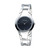 Calvin Klein Class Black Dial Silver Steel Strap Watch for Women - K6R23121 Buy Now By Calvin Klein