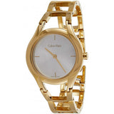 Calvin Klein Class White Dial Gold Steel Strap Watch for Women - K6R23526 Buy Now By Calvin Klein