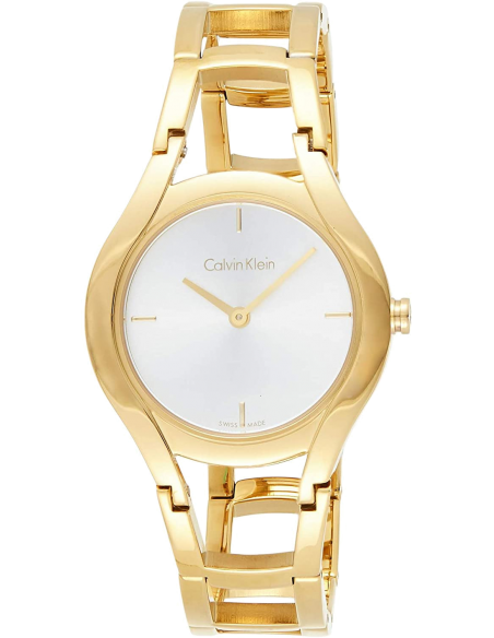 Calvin Klein Class White Dial Gold Steel Strap Watch for Women - K6R23526 Buy Now By Calvin Klein