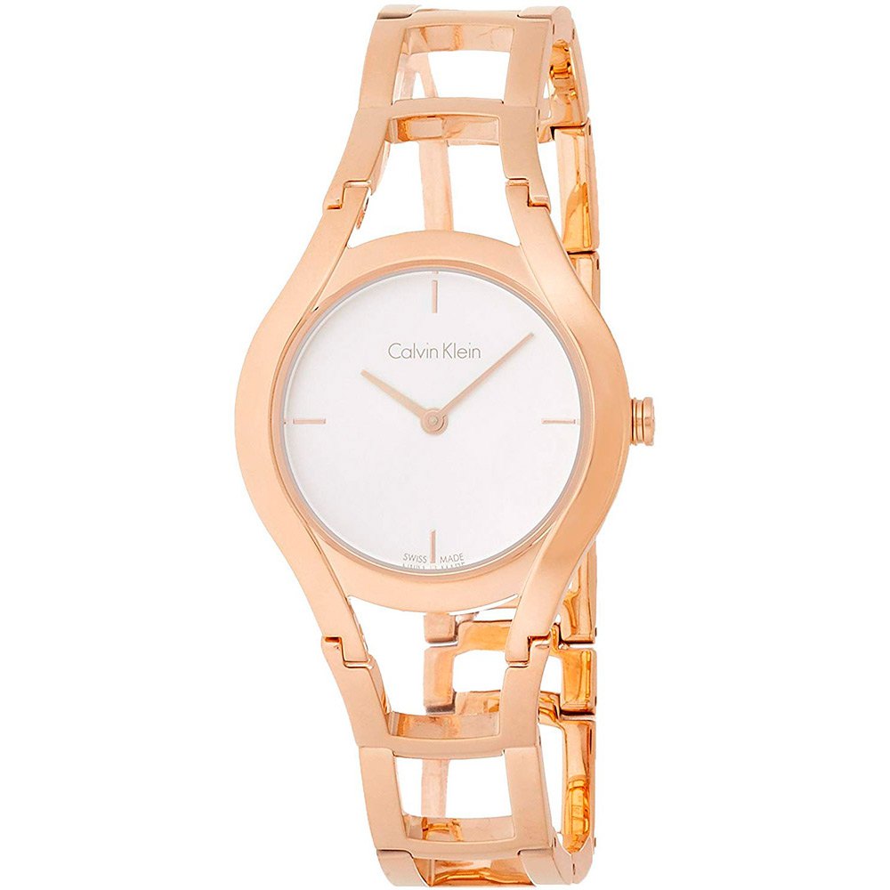 Calvin Klein Class White Dial Rose Gold Steel Strap Watch for Women - K6R23626 Buy Now By Calvin Klein