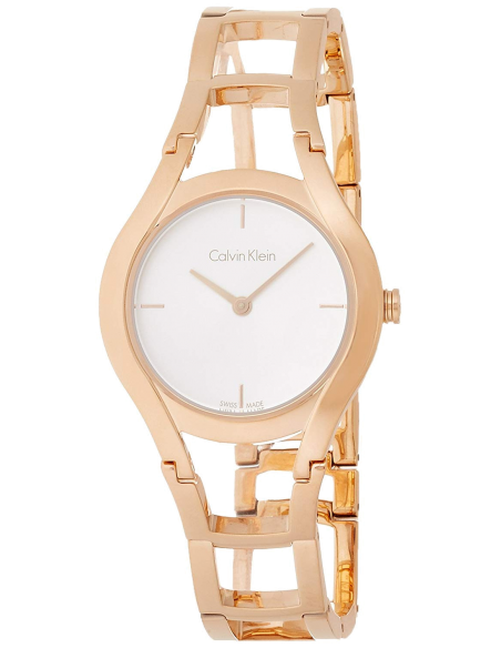 Calvin Klein Class White Dial Rose Gold Steel Strap Watch for Women - K6R23626 Buy Now By Calvin Klein