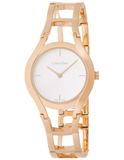 Calvin Klein Class White Dial Rose Gold Steel Strap Watch for Women - K6R23626 Buy Now By Calvin Klein
