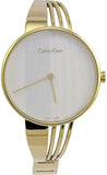 Calvin Klein Drift Silver Dial Gold Steel Strap Watch for Women - K6S2N516 Buy Now By Calvin Klein