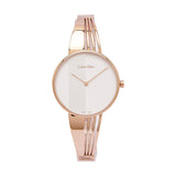 Calvin Klein Drift White Dial Rose Gold Steel Strap Watch for Women - K6S2N616 Buy Now By Calvin Klein