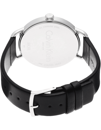 Calvin Klein Even Black Dial Black Leather Strap Watch for Women - K7B211C1 Buy Now By Calvin Klein