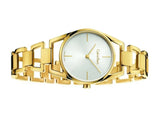 Calvin Klein Dainty White Dial Gold Steel Strap Watch for Women - K7L23546 Buy Now By Calvin Klein