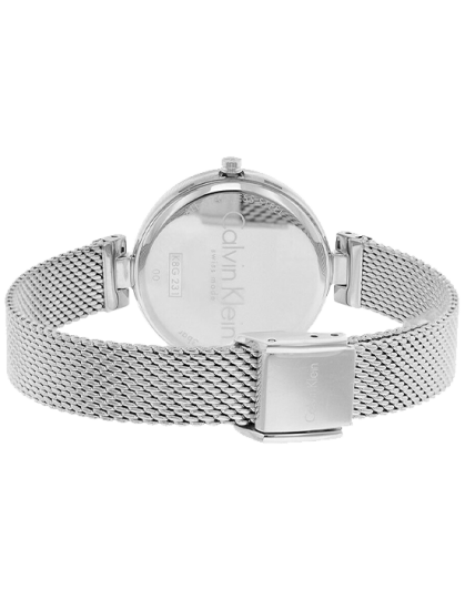 Calvin Klein Authentic Black Dial Silver Mesh Bracelet Watch for Women - K8G23121 Buy Now By Calvin Klein