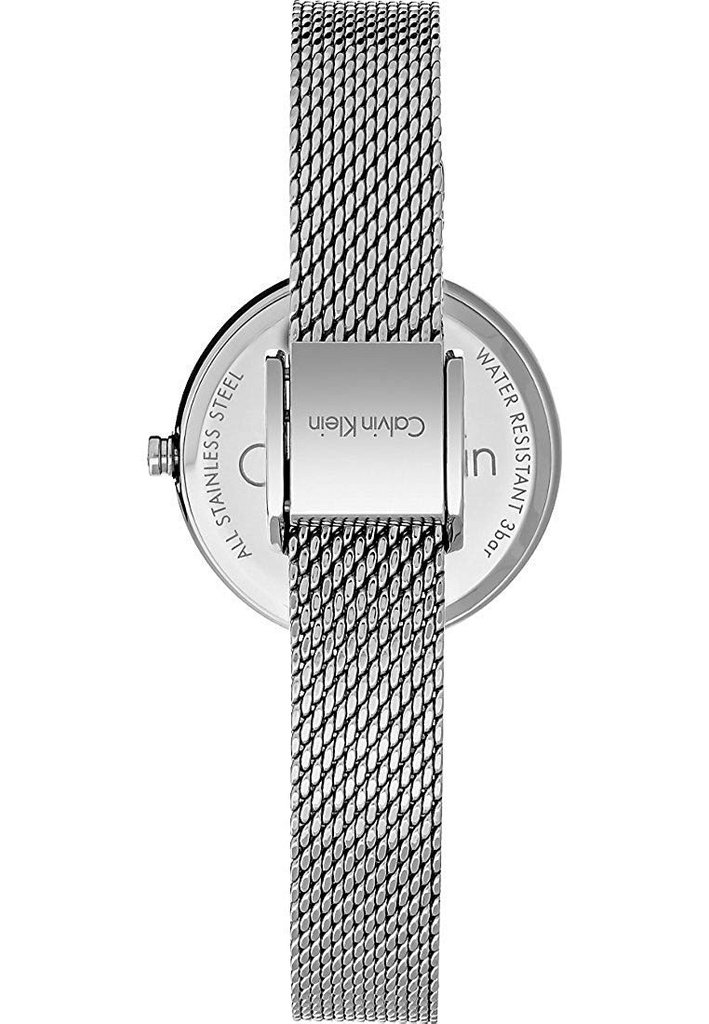 Calvin Klein Authentic Black Dial Silver Mesh Bracelet Watch for Women - K8G23121 Buy Now By Calvin Klein